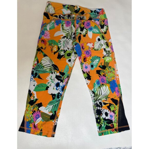 Trina Turk Womens Floral Capri Leggings, Small - Picture 2 of 7
